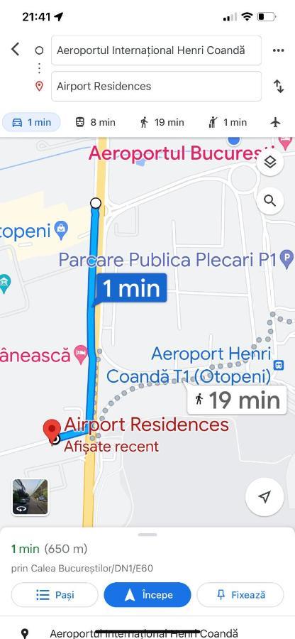 Welcome To Bucharest Airport Residences & Therme-Self Check-In 오토페니 외부 사진